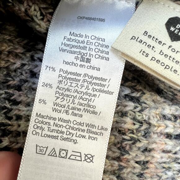 Madewell Space-Dyed Marled Boulier Sweater Vest Pullover XS - Picture 4 of 5